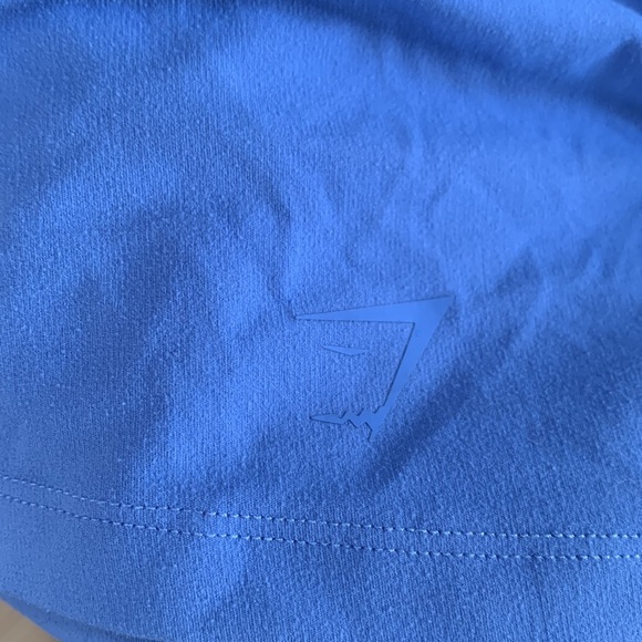 Gymshark x Whitney Simmons Long Sleeve Crop Top Intense Beautiful Blue Medium - Picture 7 of 14